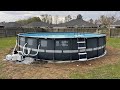 Installing a 24ft x 52” INTEX above ground pool!