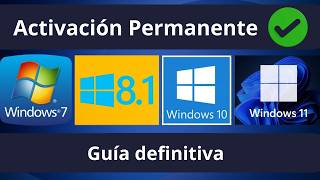 Como ACTIVAR Windows 7 · 8.1 · 10 · 11 (& 𝐄𝐝𝐢𝐜𝐢𝐨𝐧𝐞𝐬 𝐄𝐧𝐭𝐞𝐫𝐩𝐫𝐢𝐬𝐞) ✅