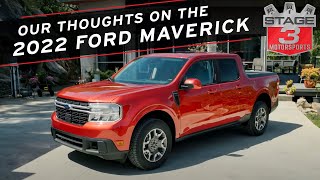 Our Thoughts on the New 2022 Ford Maverick Pickup