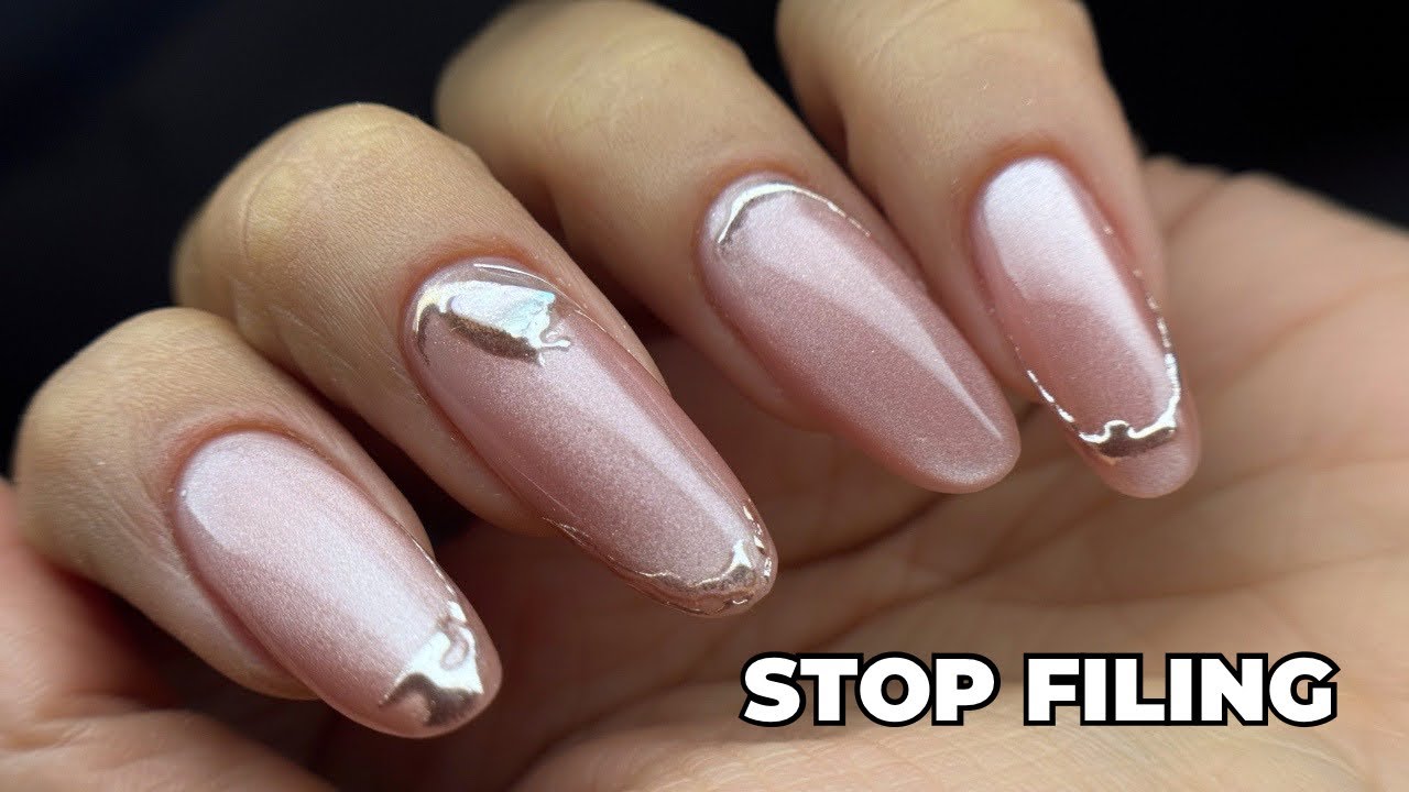 Dual Forms with Builder Gel | No Filing, No Leaking Nail Extension Tutorial