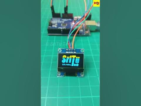 SSD1306 OLED display with Arduino - YouTube