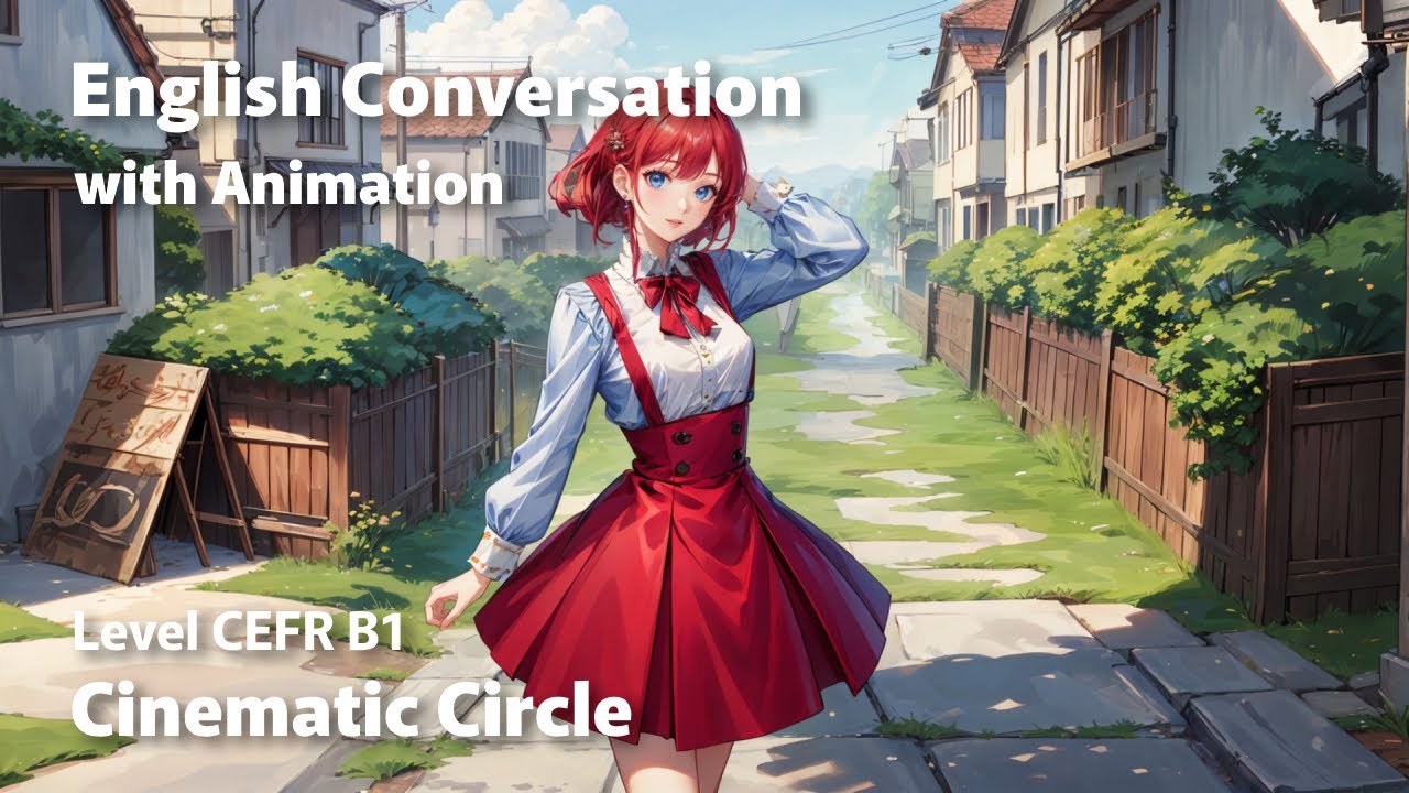 English Conversation with Animation - Cinematic Circle | LEVEL CEFR B1