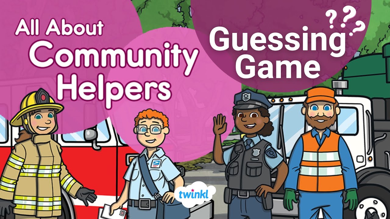 All About Community Helpers Guessing Game  Community Helpers  Twinkl