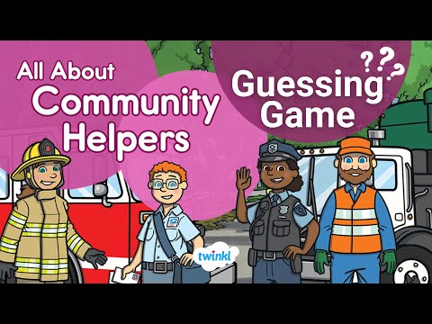 ⁣Community Helpers Guessing Game | Twinkl