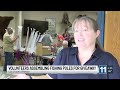 Parks and Wildlife volunteers prepare free kids fishing poles for upcoming ‘Get Outdoors Day’ eve...