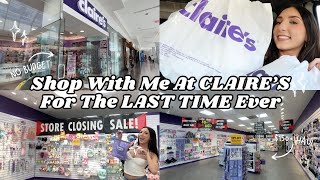 Shop With Me At Claires For The Last Time Ever No Budget Shopping, Multi Locations, 150 Haul
