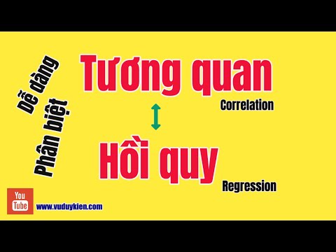 Video: Khi nào bạn nên sử dụng tương quan và khi nào bạn nên sử dụng hồi quy tuyến tính đơn giản?