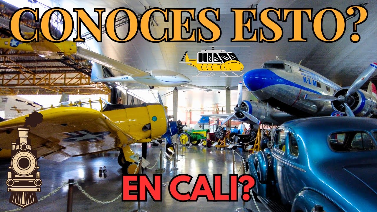 CALI 🇨🇴 MUSEO DEL TRANSPORTE 🚂 No imaginas lo que encontramos aqui