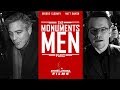 George Clooney et Matt Damon à Paris - Monuments Men Première