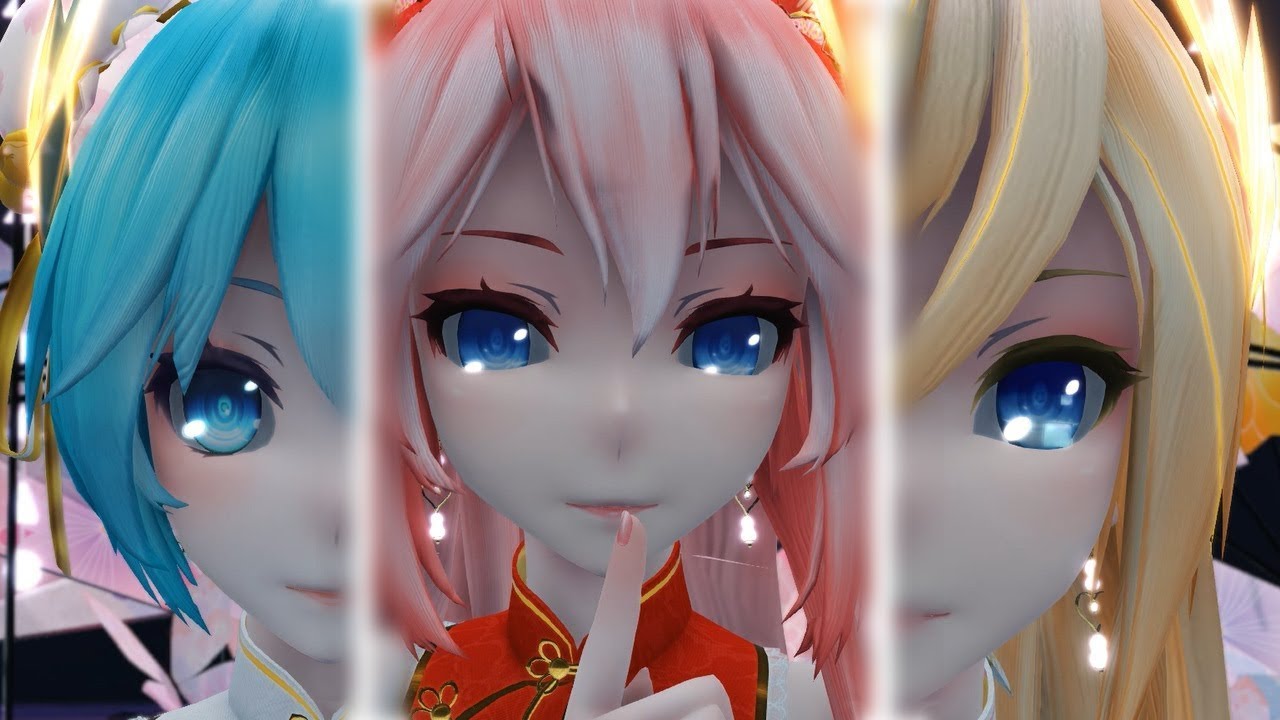 [MMD] 神谕法则 (Luka, Miku, Lily)