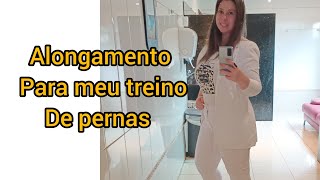 Um Alongamento Para Treino De Pernas