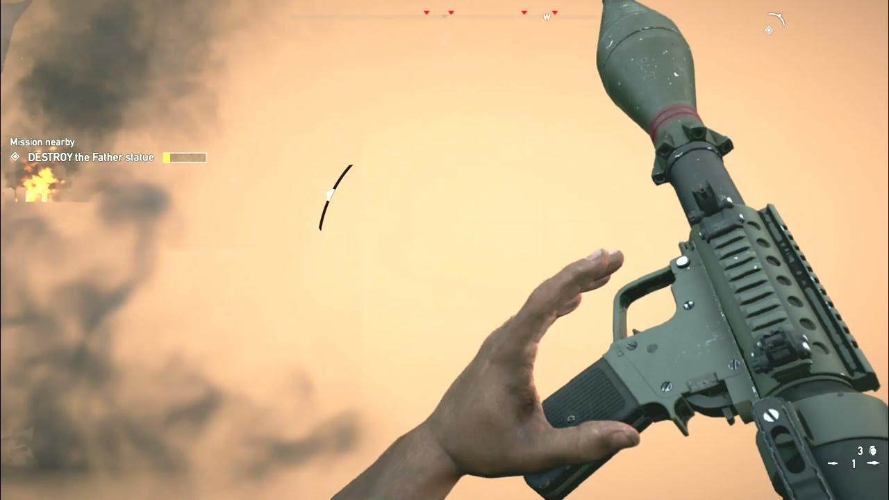 far cry 5 gameplay demolish joseph seed statue YouTube