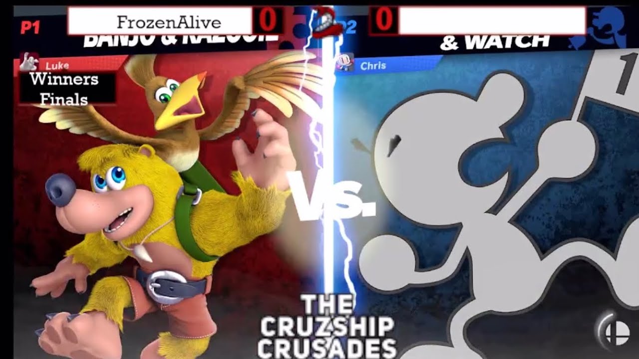 Losers Top 8 — FrozenAlive (Banjo Kazooie) vs Chris (GnW, Enderman) — The Cruzship Cruzades #1