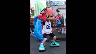 Cursed Splatoon images while bass boosted Splattack is playing in the background