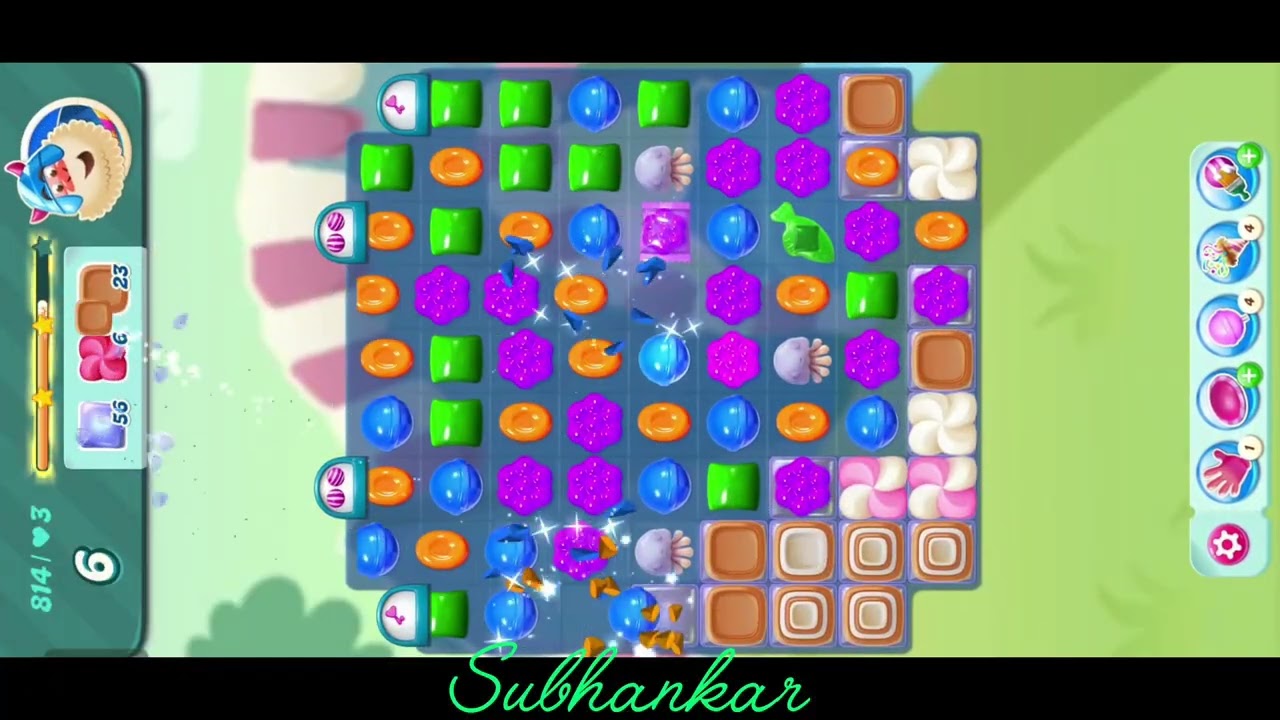 Candy Crush Saga. Level 814..Level 814 Help.@Subhankar0002