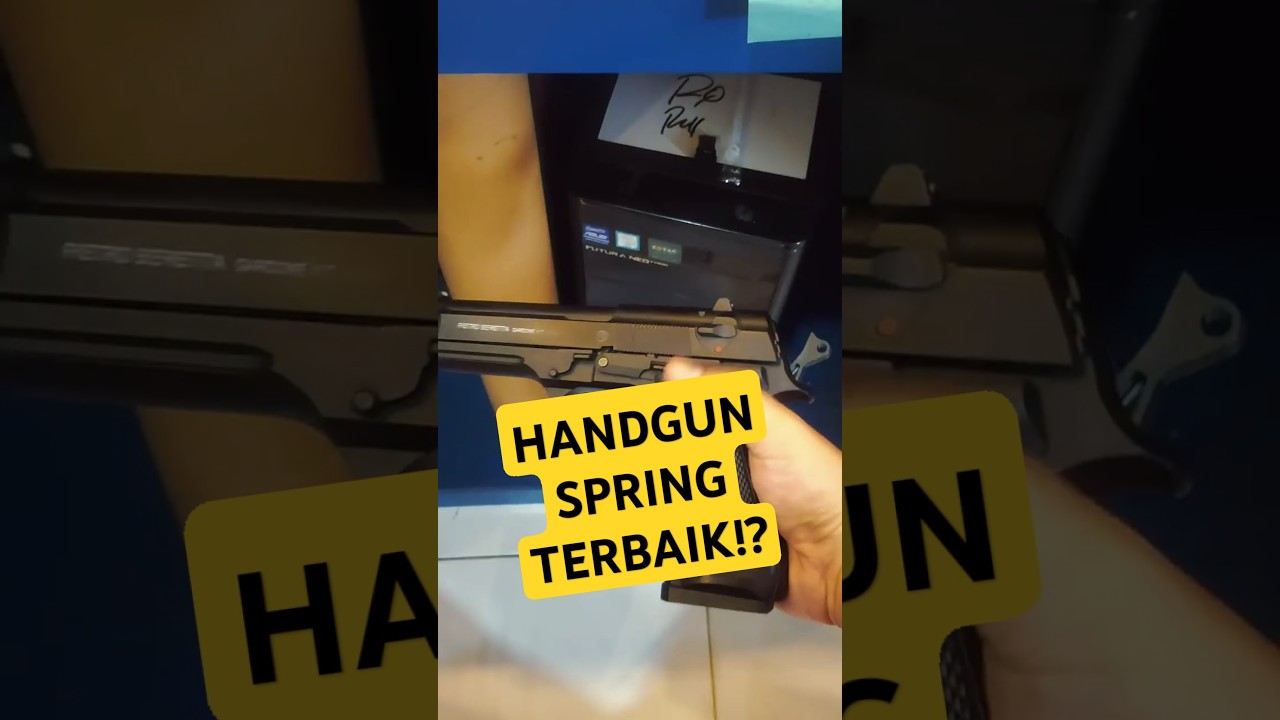 Pistol Spring paling terjangkau dengan fitur terbaik? Q9 jawabannya. 