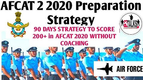 AFCAT 2  2020 Preparation Strategy || Crack AFCAT Exam ||Best Books for AFCAT| Last 90 Days Strategy