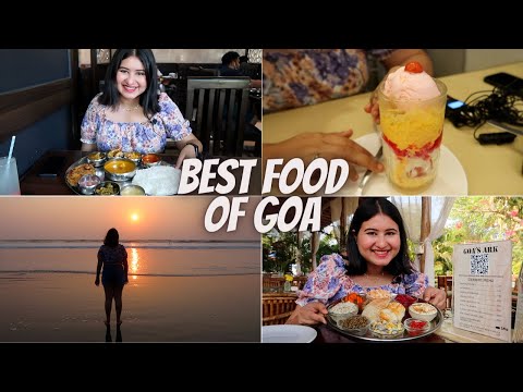 GOA FOOD Part 1 Fish Thali Goan Cuisine Morjim Beach Ros Omelette More
