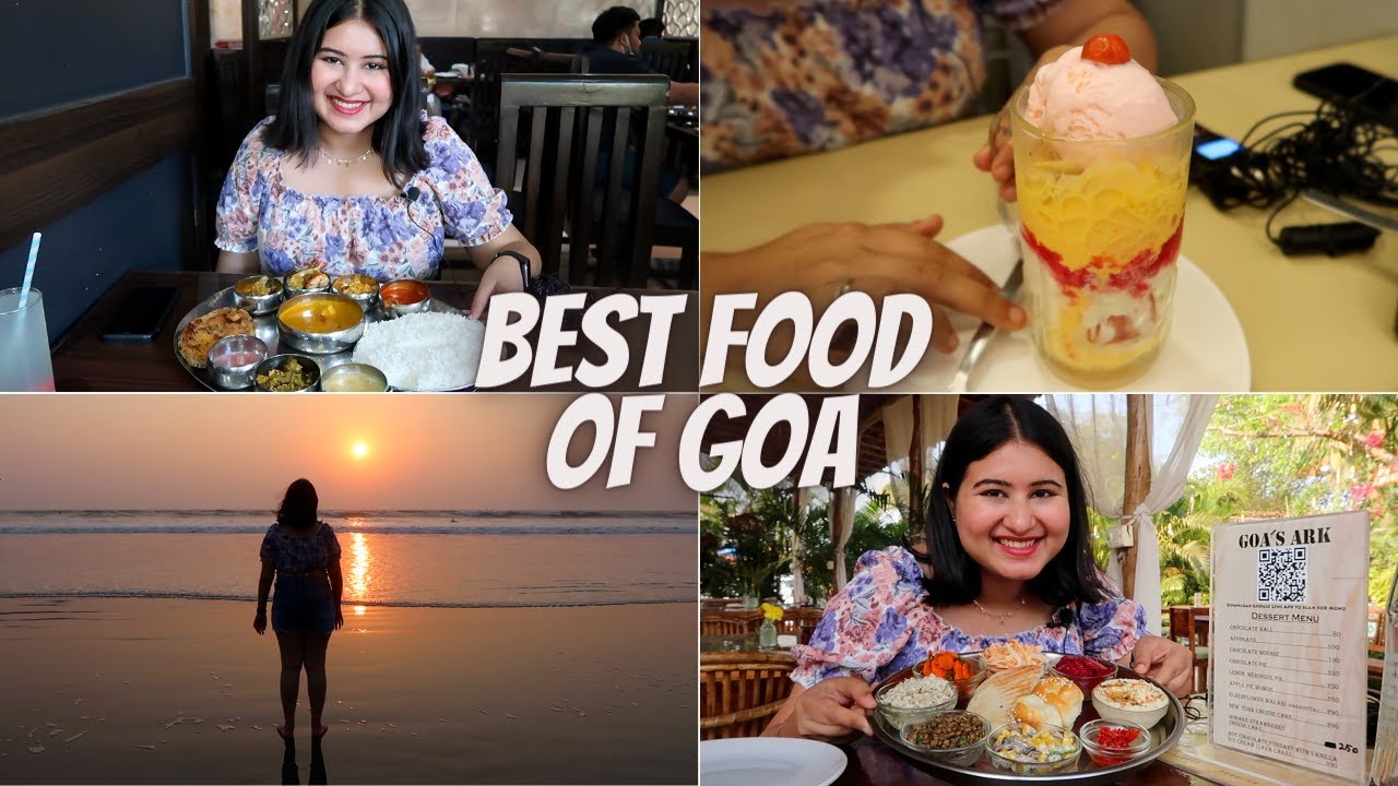 GOA FOOD (Part 1) | Fish Thali, Goan Cuisine, Morjim Beach, Ros Omelette & More