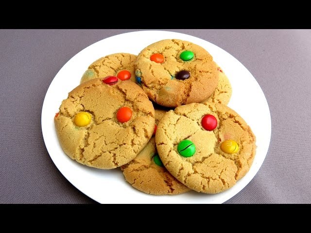 Easy big batch M&M cookies - Recipe by VJ cooks - Plus Video