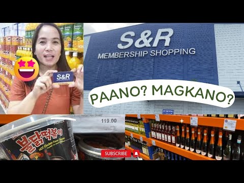 PAANO ANG MEMBERSHIP SHOPPING SA S&R I BUY1 TAKE1 MERON KAYA