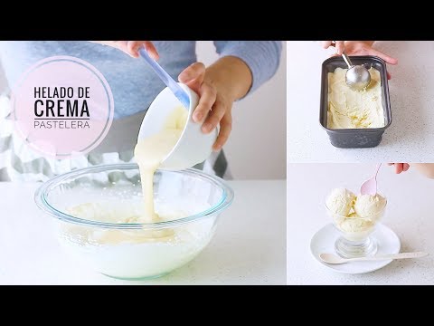 Video: Helado de crema para tarta