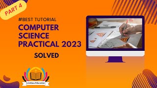 Celebrity Computer Science Solved Practical 2023 Class 10  Rawalpindi Board  Limitless Education part 4 Wealth