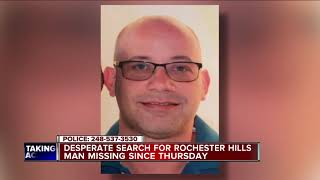 Search for Rochester Hills man missing since Thursday