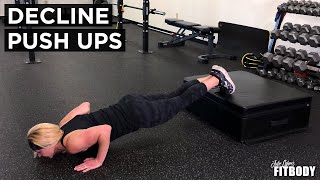 Decline Push Up - Exercise Demonstration