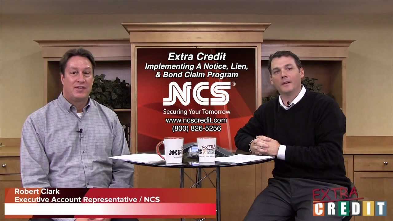 NCS Extra Credit Series 17 - Implementing A Notice, Lien, & Bond Claim Program