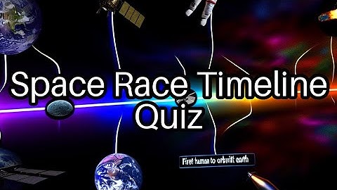 🚀 Space Race Challenge: Test Your Knowledge on Major Milestones! 🌌