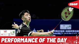 TotalEnergies Performance of the Day | Maximum effort from the young Englishman Harry Huang by BWF TV 6,310 views 11 hours ago 1 minute, 10 seconds