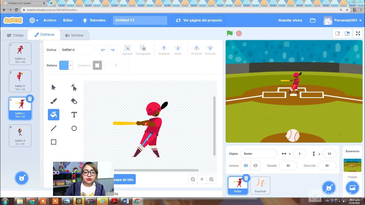 Scratch juego de baseball YouTube