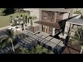 Exterior design and Animation of MOdern house and landscaping in lumion