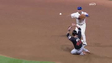 MIA@NYM: Niese starts inning-ending double play