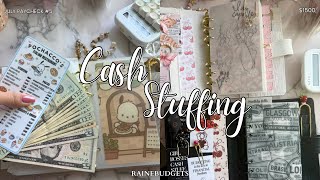 Cash Stuffing July Paycheck #5 | $1500 | Magic Month | 23 yo cash budgeter🧸ྀི #cashstuffing #finance