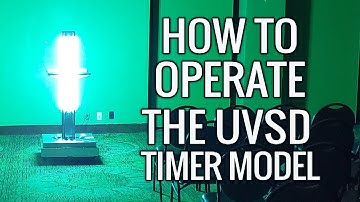 UV Light Towers - How to Operate the UV Light Tower Timer Model