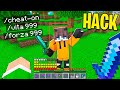 HO FATTO UNO SCHERZO USANDO I *CHEAT* IN QUESTO SERVER su MINECRAFT!