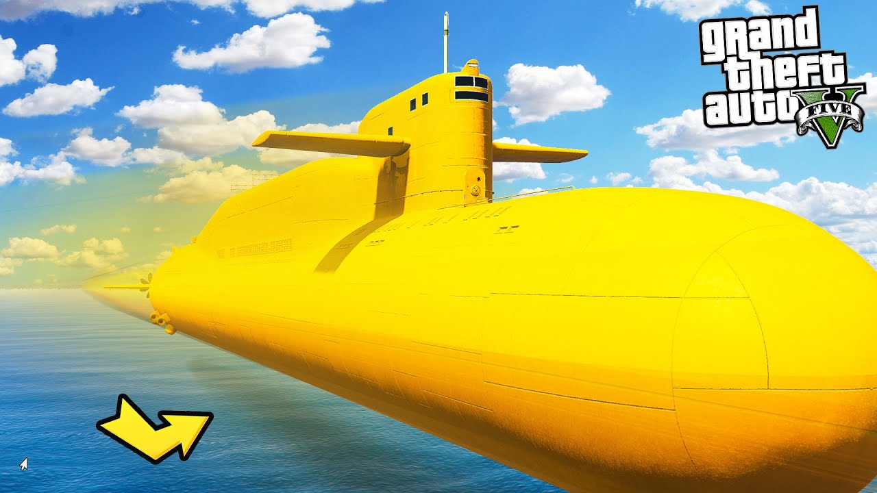 GTA 5 MEGA SUBMARINE at x200 SPEED!! (GTA 5 Cayo Perico) YouTube