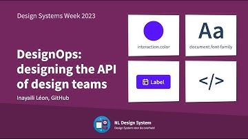 DesignOps: designing the API of design teams - Inayaili León - Design Systems Week 2023