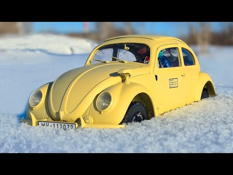 KOMMANDEURWAGEN BEETLE 4x4 검토 및 테스트 드라이브 – ROCHOBBY RC Car Snow OFF Road