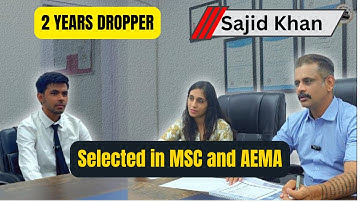 Mock Interview Series S03, E07 || Sajid Khan, Selected in AEMA and MSC || #imucet #merchantnavy