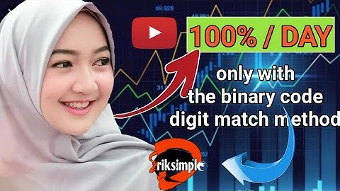 TRADING DIGIT MATCH METHOD CODE BINARY