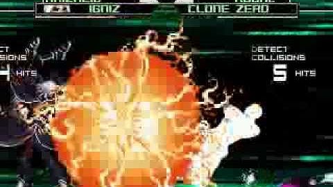 The King of Fighters Mugen: Krizalid & Igniz Vs. Rugal & Clone Zero
