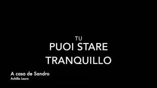 Video thumbnail of "Achille Lauro - A casa de Sandro (Prod. Boss Doms) #DrinDrinDrin - Testo / Lyrics"