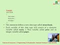 LECTURE VIDEO 3 | C PROGRAMMING STRUCTURES | SNS INSTITUTIONS 