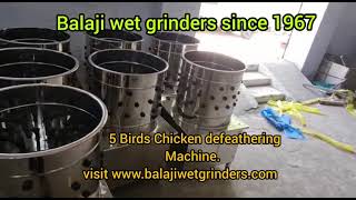 chicken feather removing machine