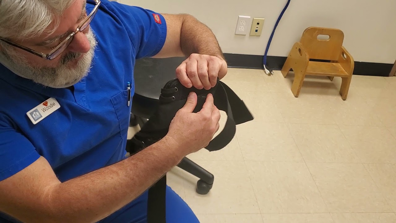 How to Apply an Ankle Brace,  Stirrup Brace, Lace-up Brace