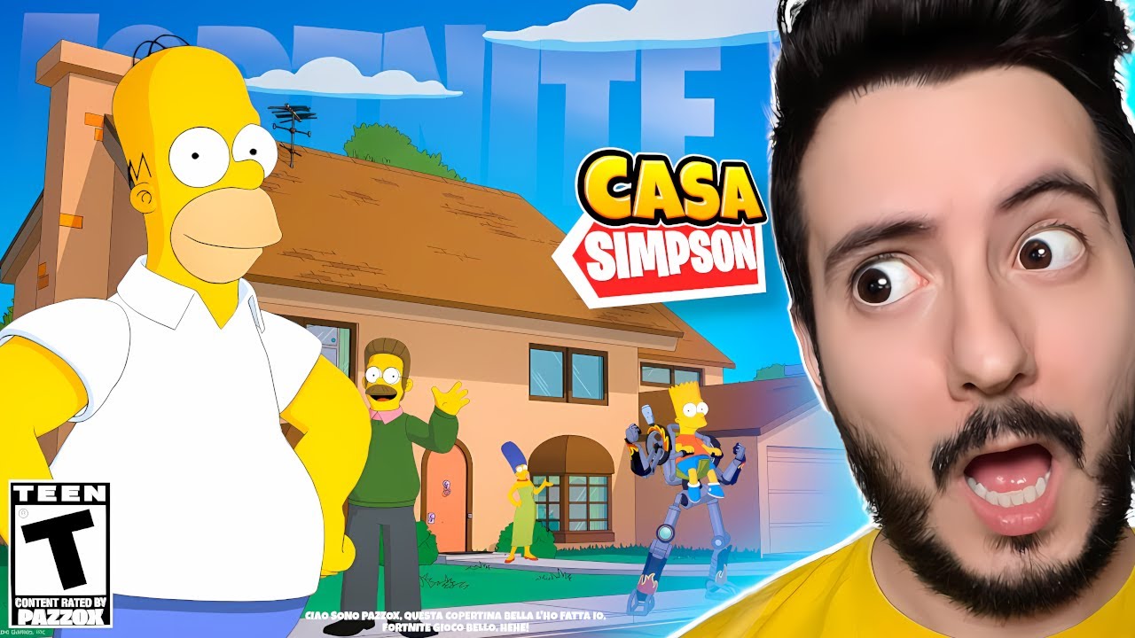 ENTRO NELLA CASA DEI SIMPSON SU FORTNITE 🤯