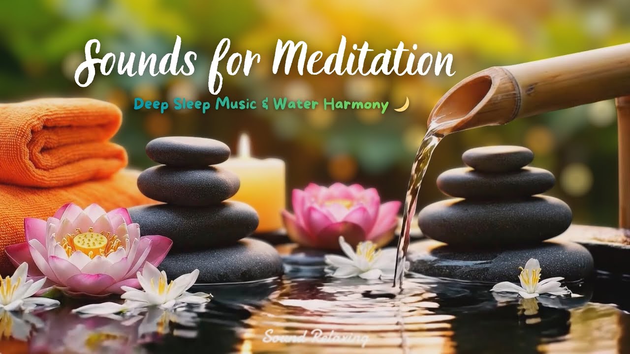 Flowing Waterfall Sounds for Meditation, Relaxation & Deep Calm | Deep Sleep